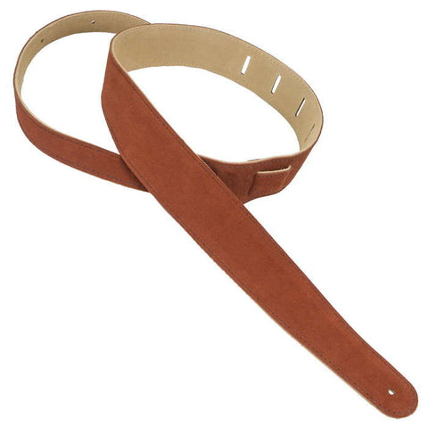 Henry Heller Straps - Suede Leather 2" Strap - Rust