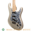 Fender Electric Guitars - 2007 American Deluxe Stratocaster - Chrome Silver Used - Angle