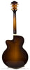 2007 Eastman AR805ce burst finish archtop guitar - back