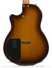 Tom Anderson Crowdster Plus, Tobacco Burst - back close up