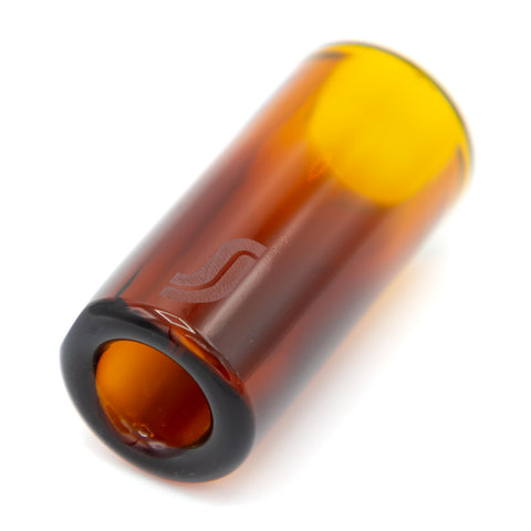 Rock Slide - Rhett Shull Molded Glass Guitar Slide - Medium Amber