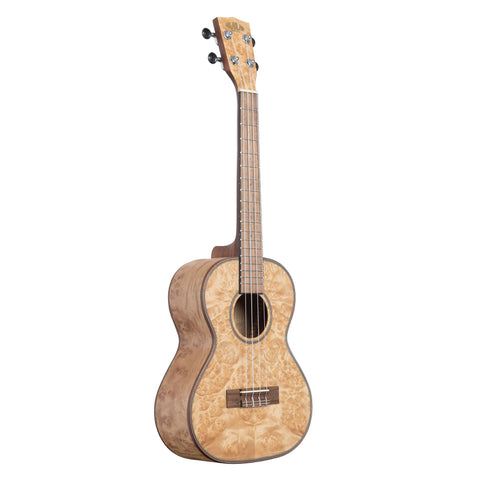 Kala Ukuleles - KA-CARA-BUR-T Salted Caramel Exotic Burled Cypress - Tenor Uke
