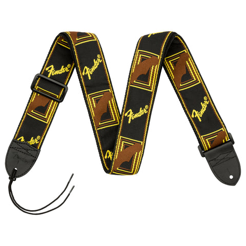 Fender Guitar Strap - Mono Yellow/Brown