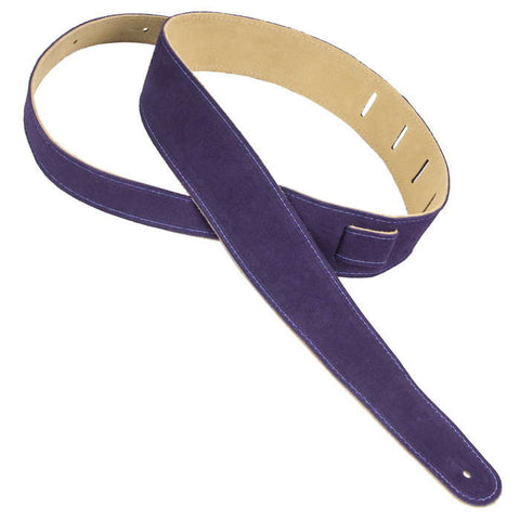 Henry Heller Suede Leather 2" Strap - Purple
