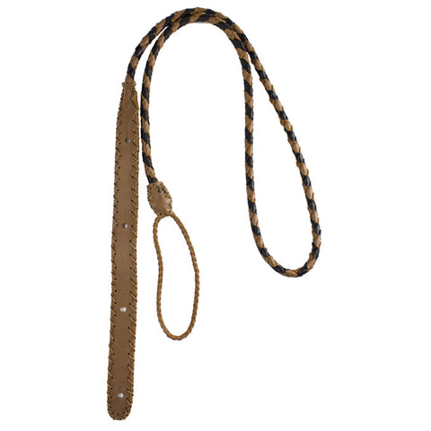 Henry Heller Braided Leather Uke Strap - Two Tone