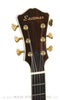 2007 Eastman AR805ce burst finish archtop guitar - front headstock