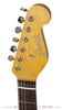 Grosh NOS Retro Classic electric guitar, front of headstock with Grosh 'spaghetti' logo