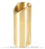Rockslide Large Polished Brass Guitar Slide tall view