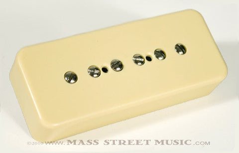 Lindy Fralin Guitar Pickups - P90 Soapbar, Braided, Bridge +5% Over