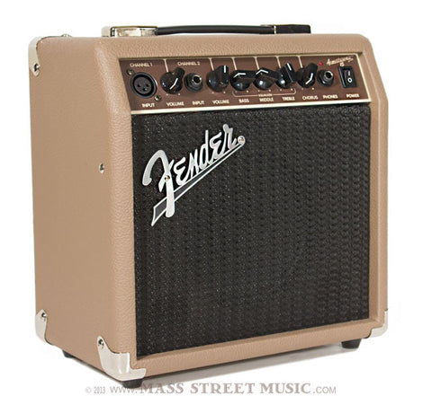 Fender Acoustasonic 15 Combo Amp - angle
