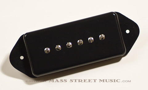 Lindy Fralin Guitar Pickups - P90 Dogear, Braided, Bridge