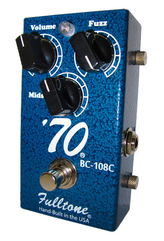 Fulltone 70s BC 108C Fuzz Pedal, blue